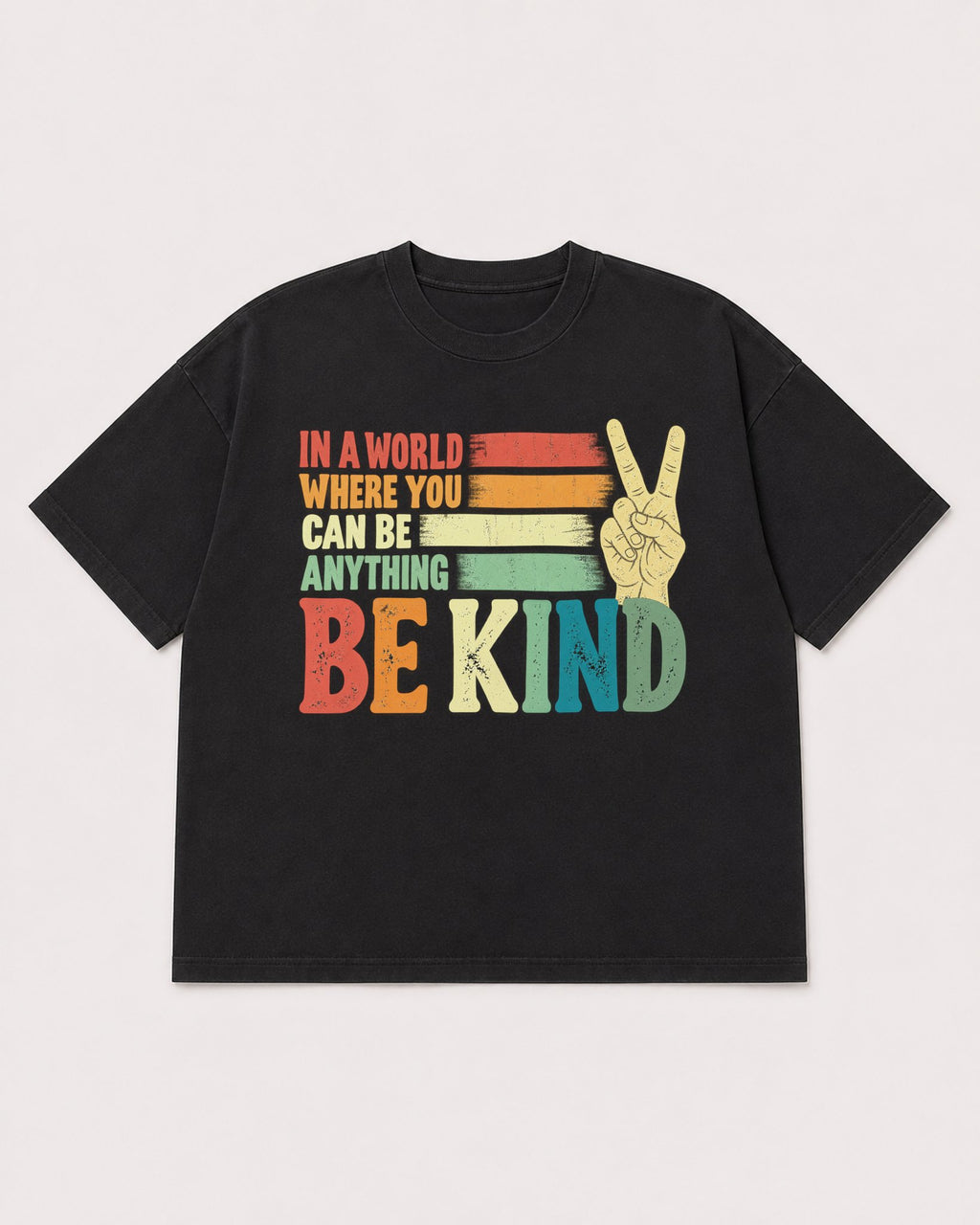 Mockup Boxy Heavyweight Tee Black product