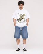 Mockup Boxy Heavyweight Tee White male full-body 03