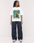 Mockup Boxy Heavyweight Tee White female full-body 04