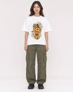 Mockup Boxy Heavyweight Tee White female full-body 02