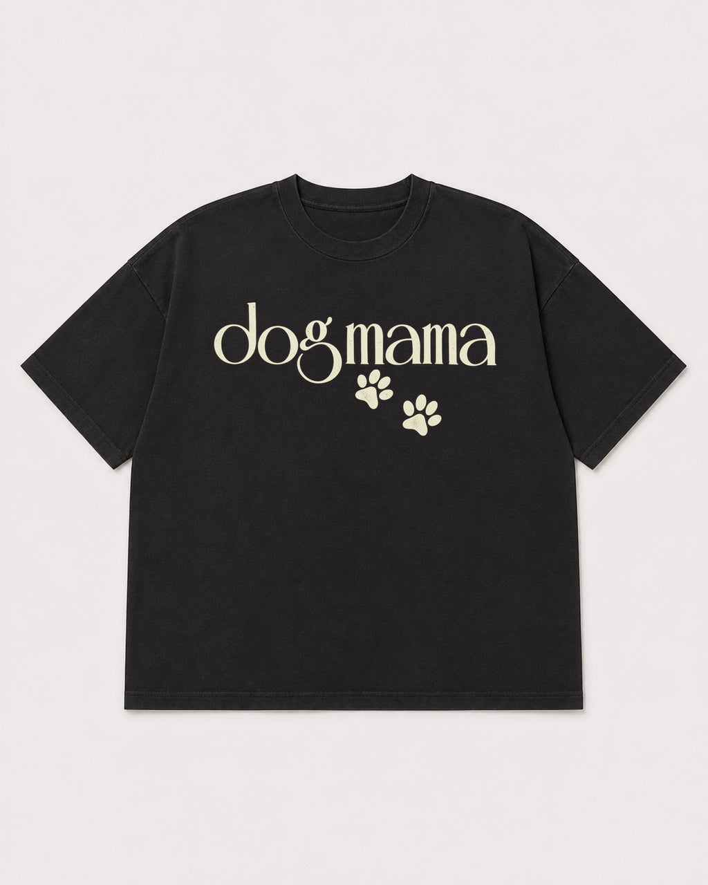 Mockup Boxy Heavyweight Tee Black product