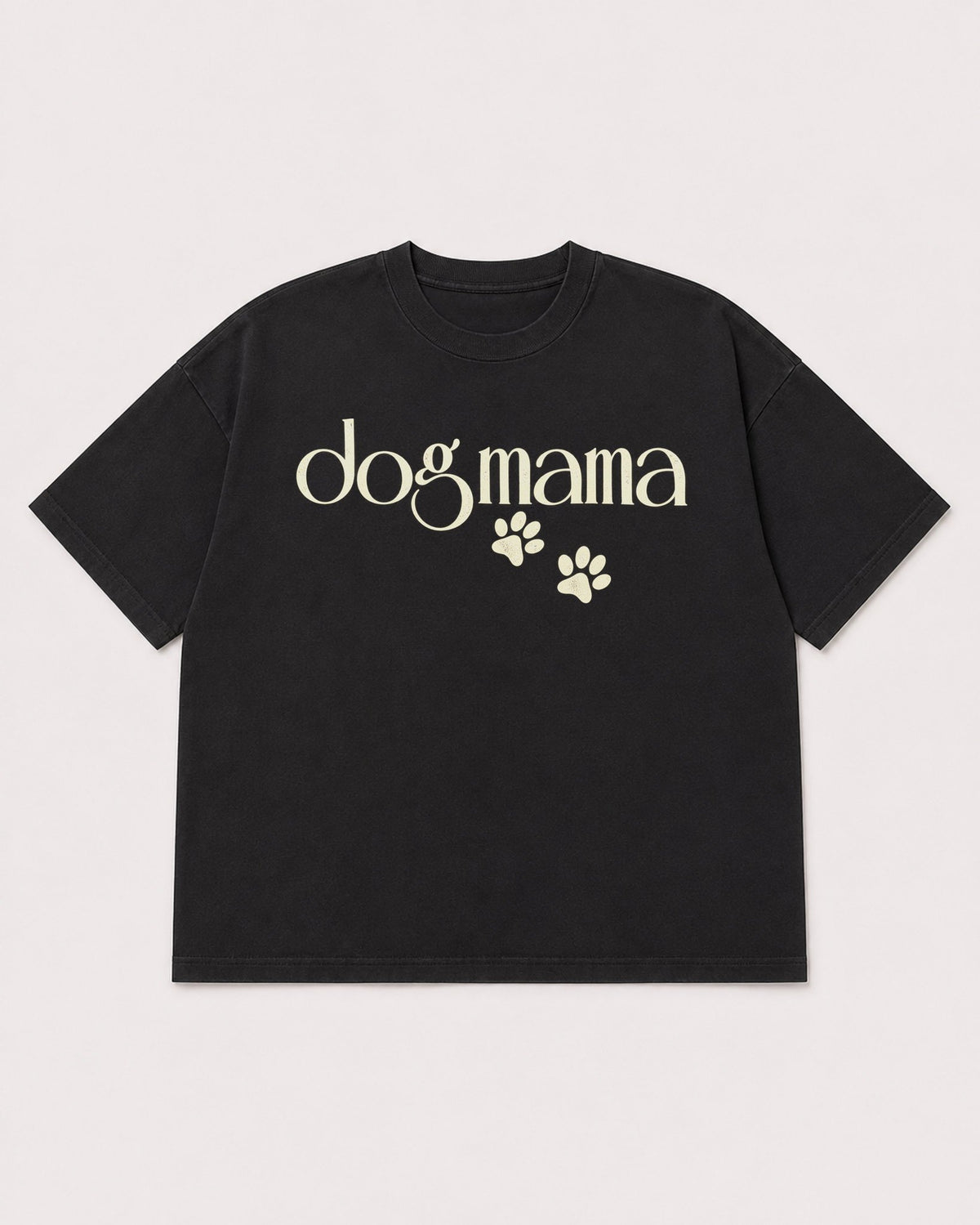 Mockup Boxy Heavyweight Tee Black product