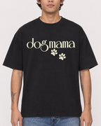 Mockup Boxy Heavyweight Tee Black male close-up 06