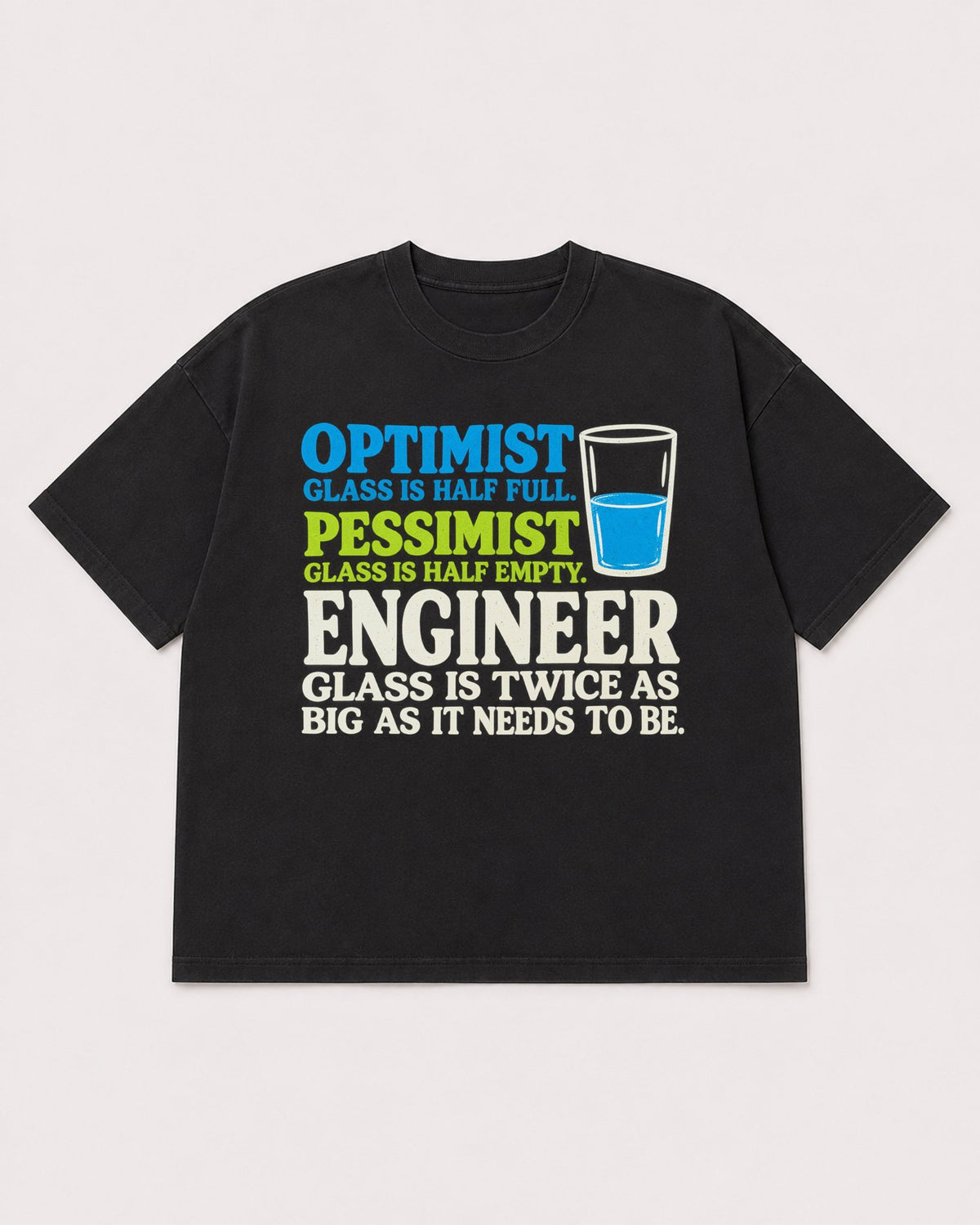 Mockup Boxy Heavyweight Tee Black product