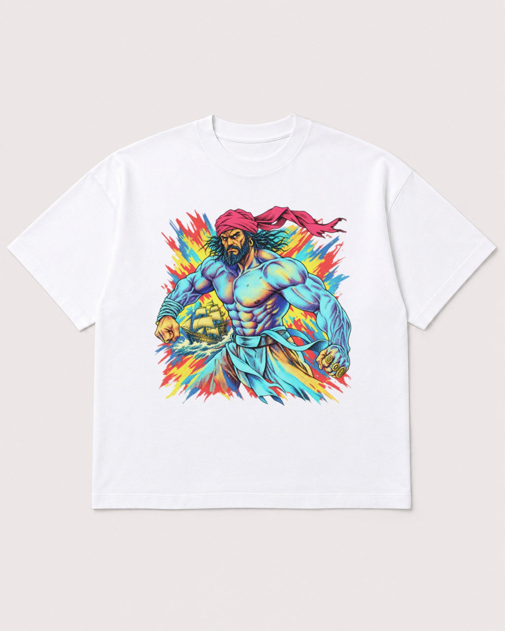 Mockup Boxy Heavyweight Tee White product
