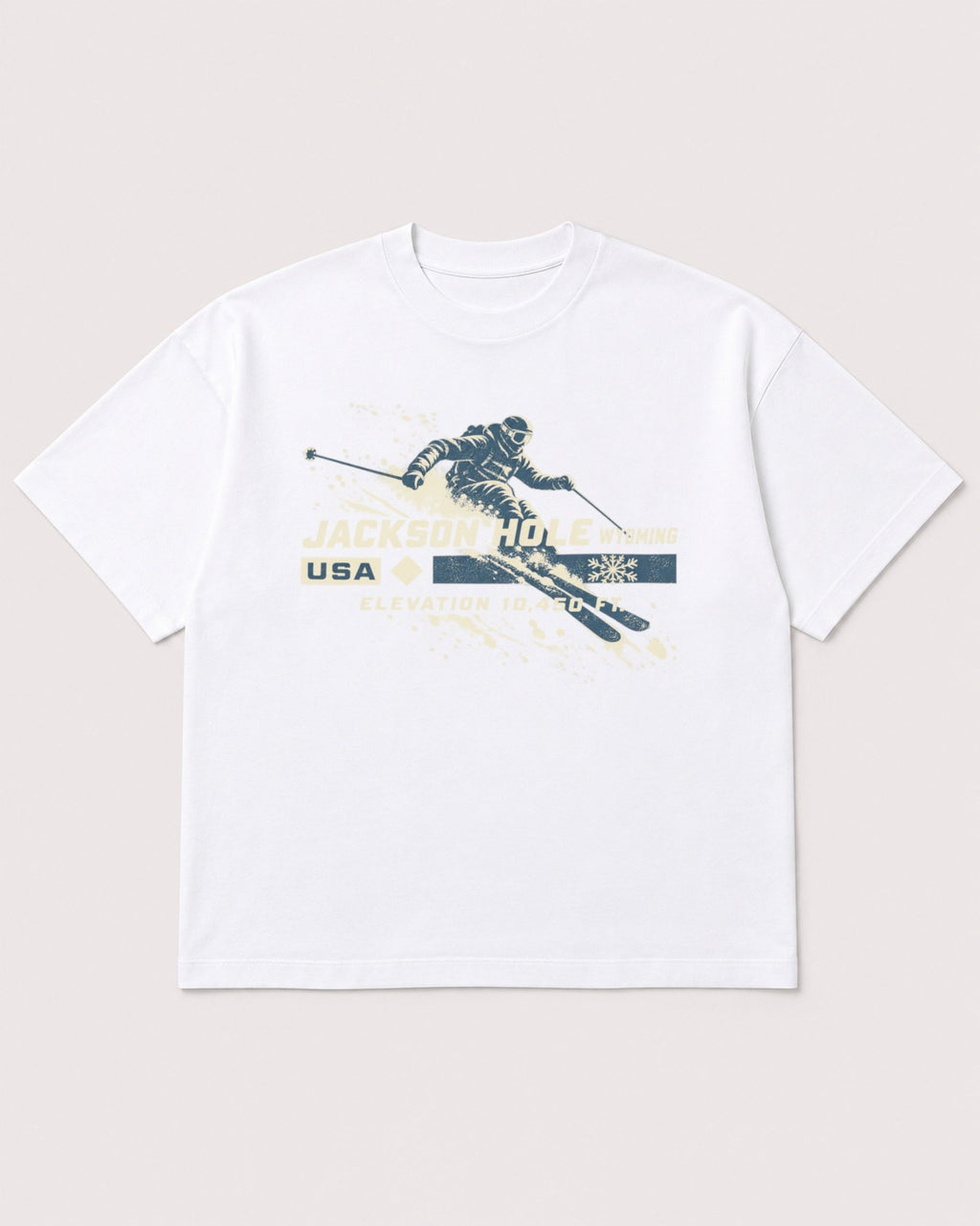 Mockup Boxy Heavyweight Tee White product