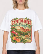 Mockup Boxy Heavyweight Tee White female close-up 19