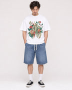 Mockup Boxy Heavyweight Tee White male full-body 03