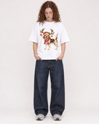 Mockup Boxy Heavyweight Tee White female full-body 09