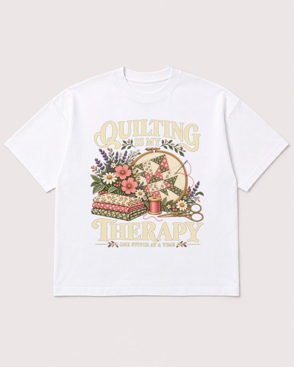 Mockup Boxy Heavyweight Tee White product