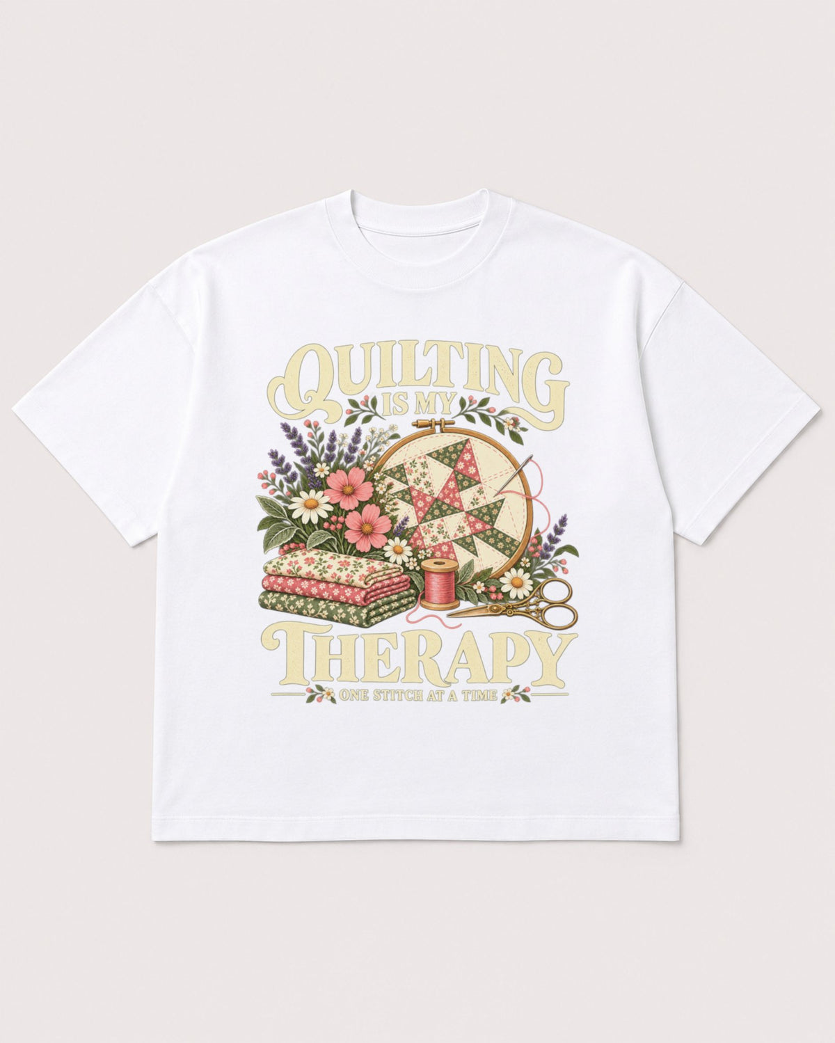 Mockup Boxy Heavyweight Tee White product