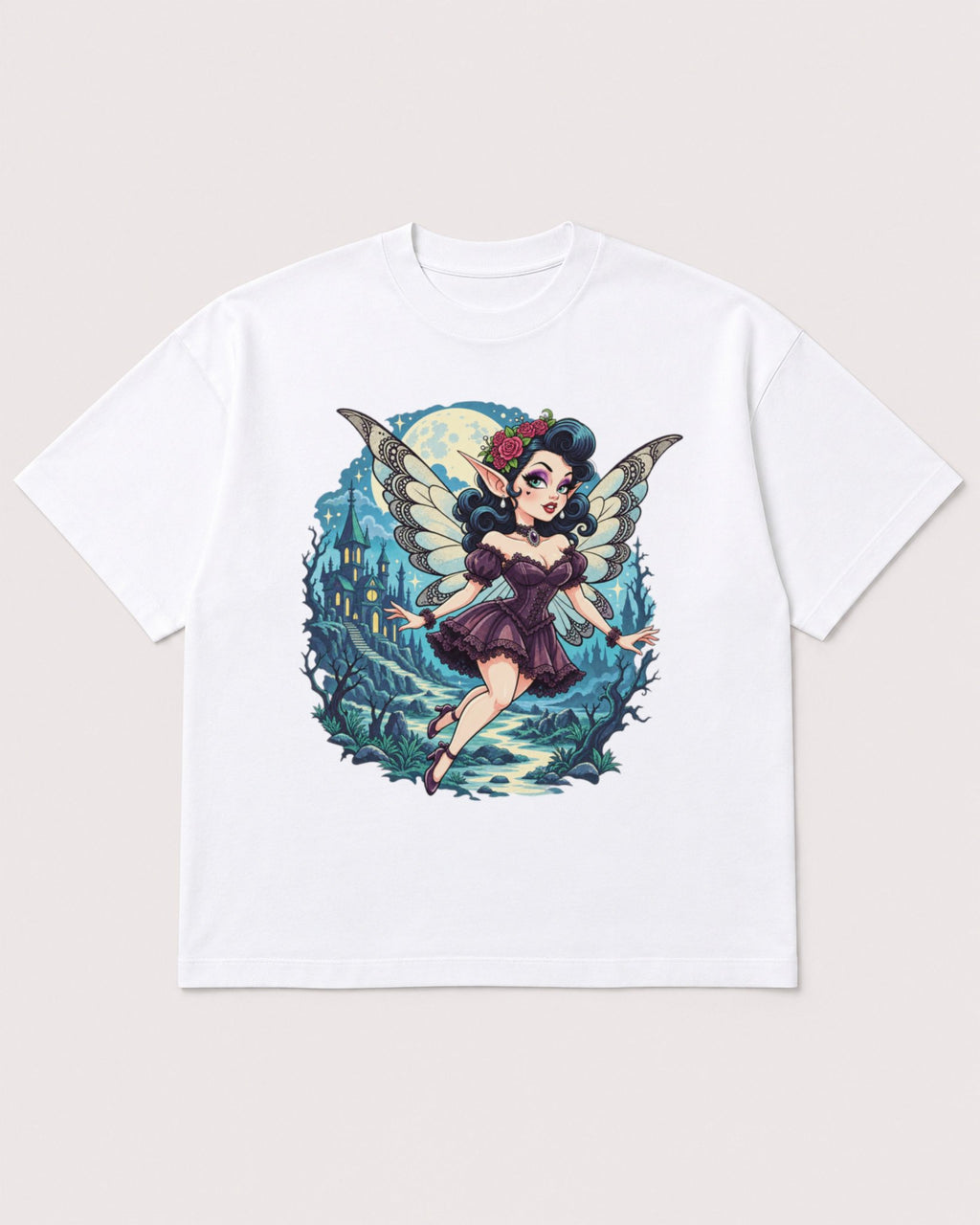 Mockup Boxy Heavyweight Tee White product
