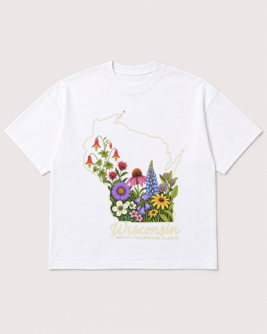 Mockup Boxy Heavyweight Tee White product