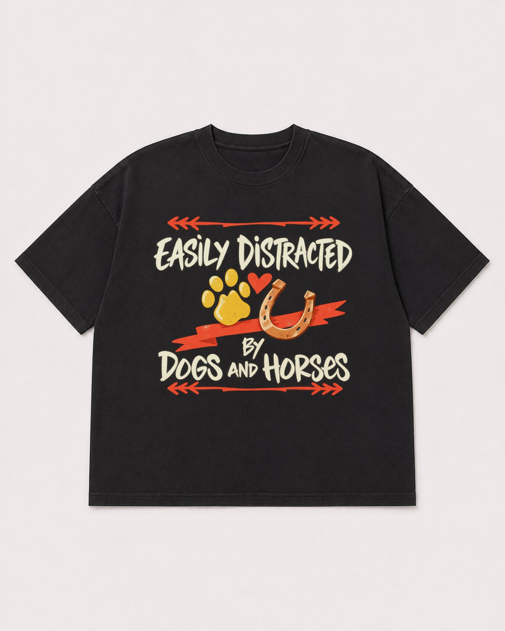 Mockup Boxy Heavyweight Tee Black product
