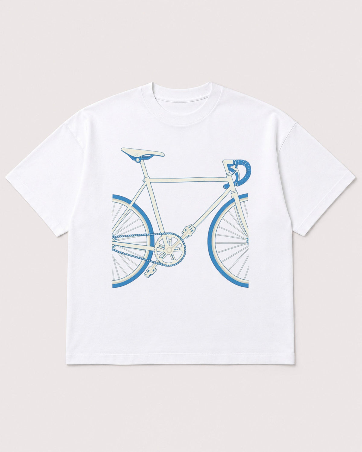 Mockup Boxy Heavyweight Tee White product