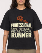 Mockup Boxy Heavyweight Tee Black female close-up 06