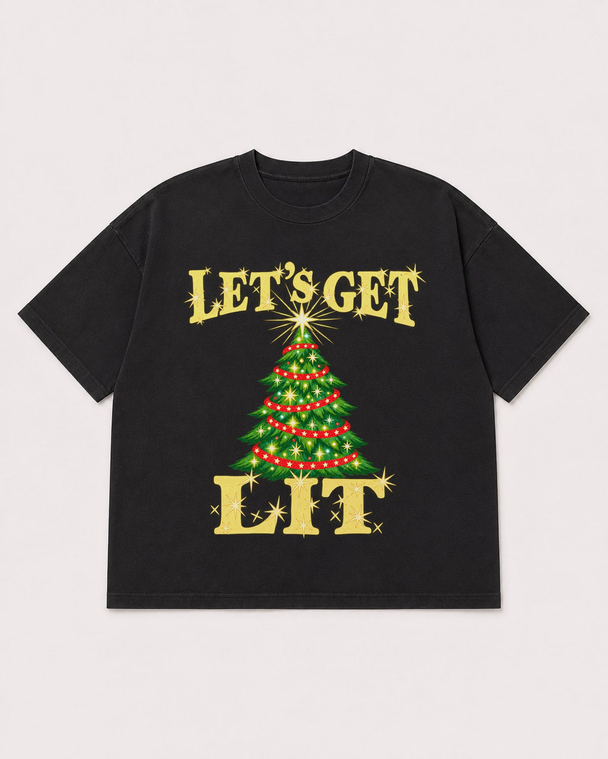 Mockup Boxy Heavyweight Tee Black product