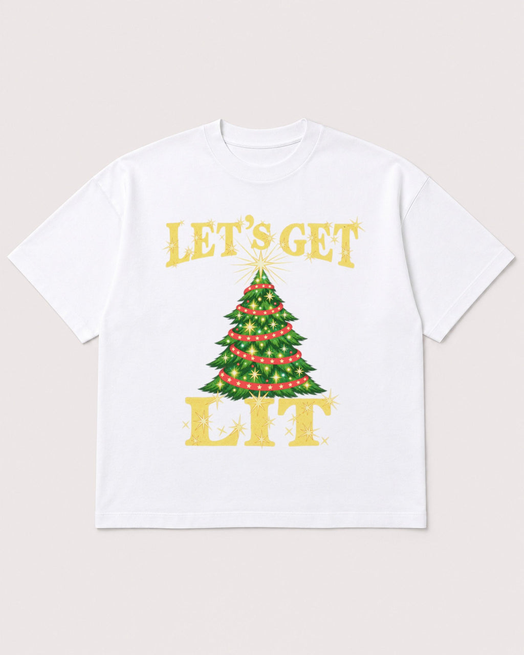 Mockup Boxy Heavyweight Tee White product