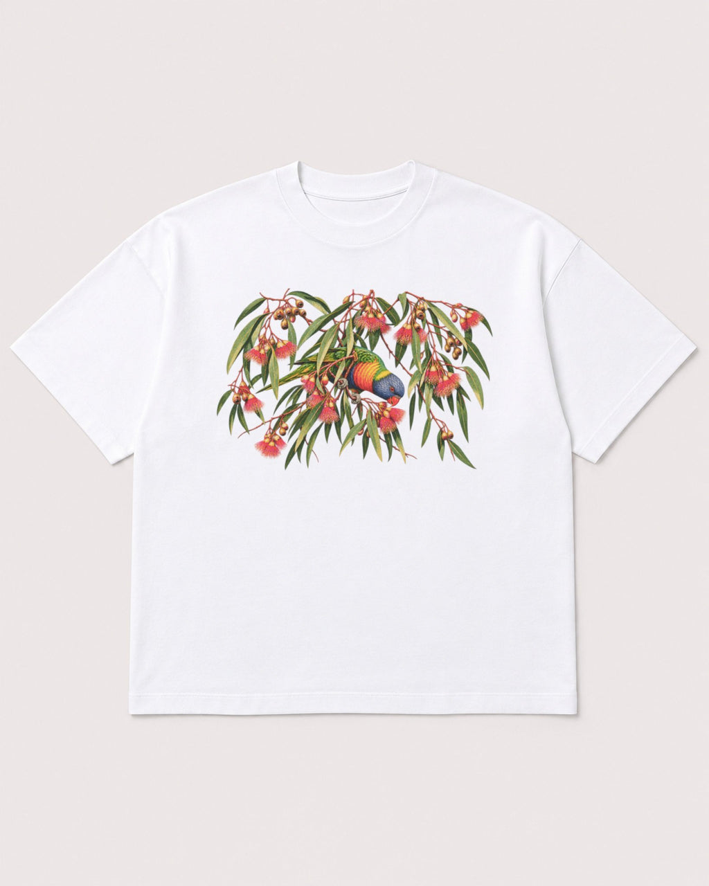 Mockup Boxy Heavyweight Tee White product
