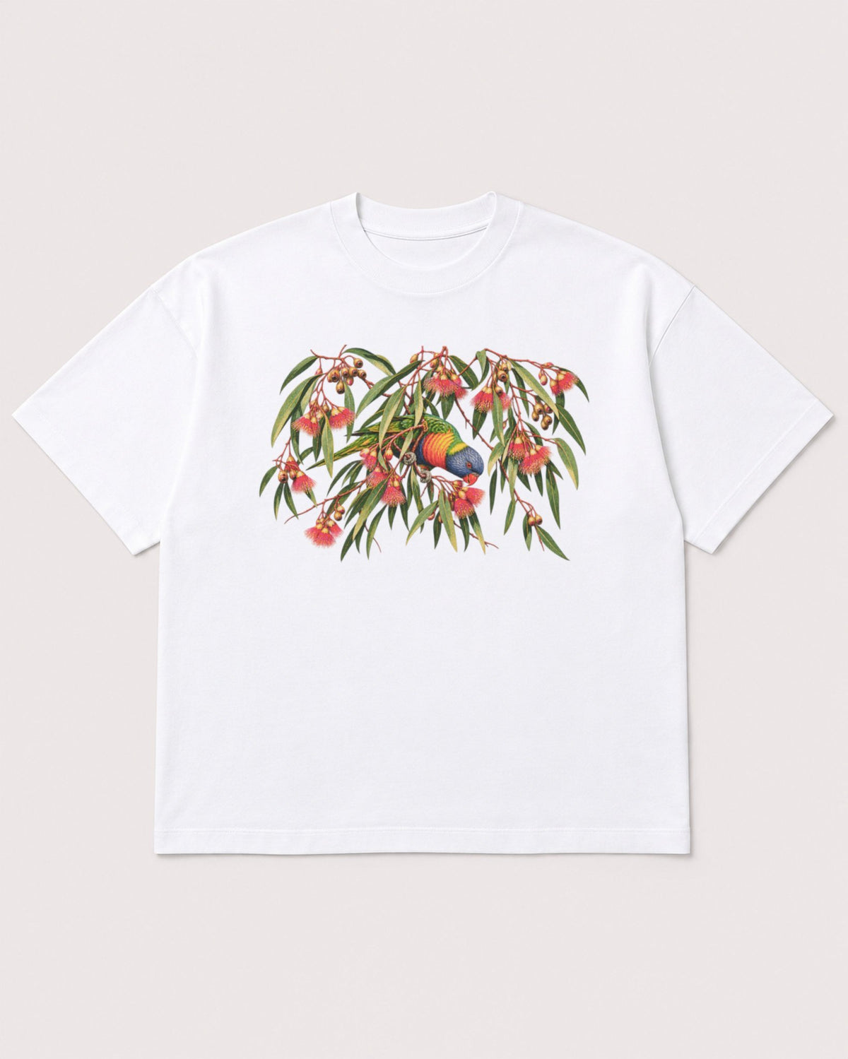 Mockup Boxy Heavyweight Tee White product