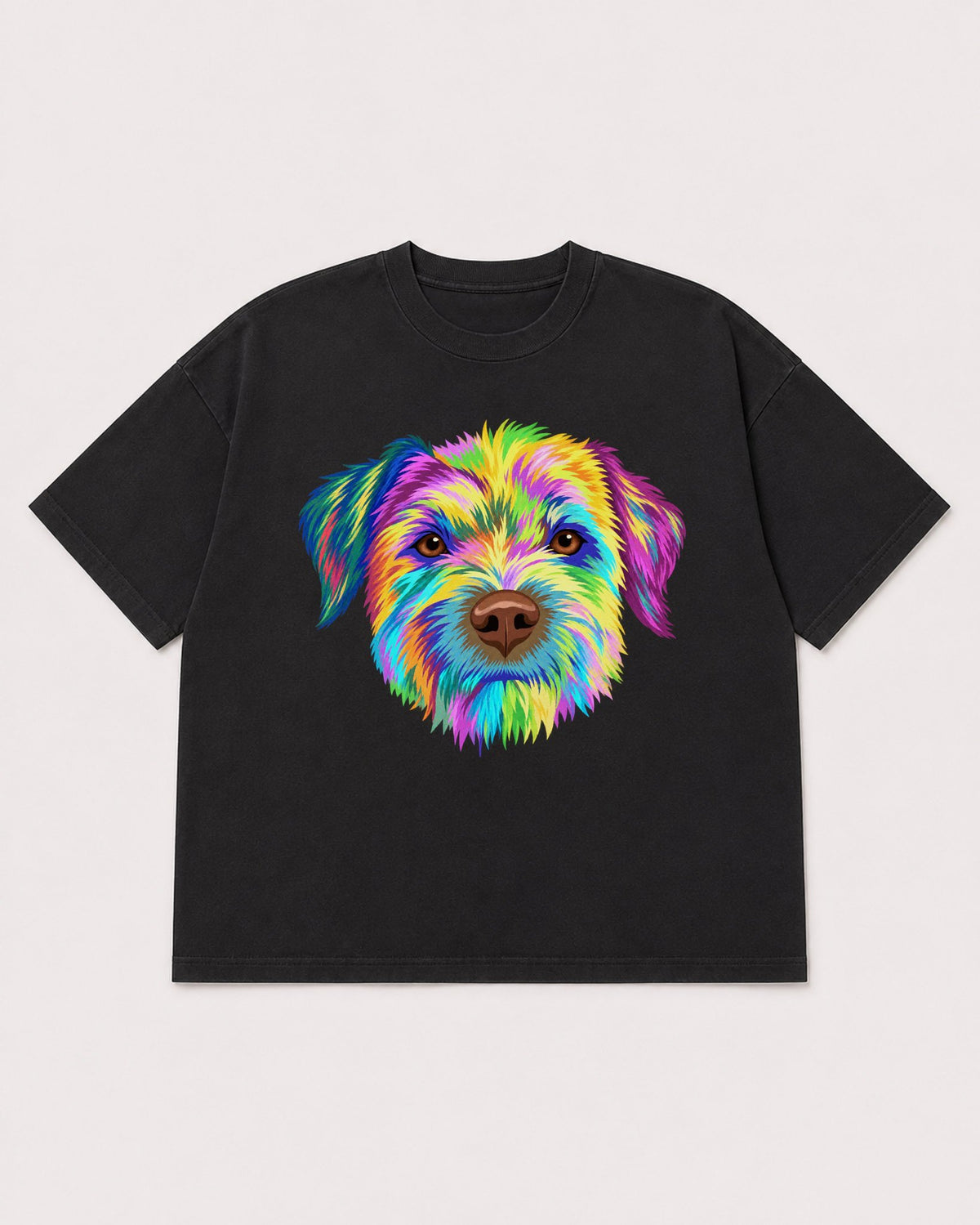 Mockup Boxy Heavyweight Tee Black product