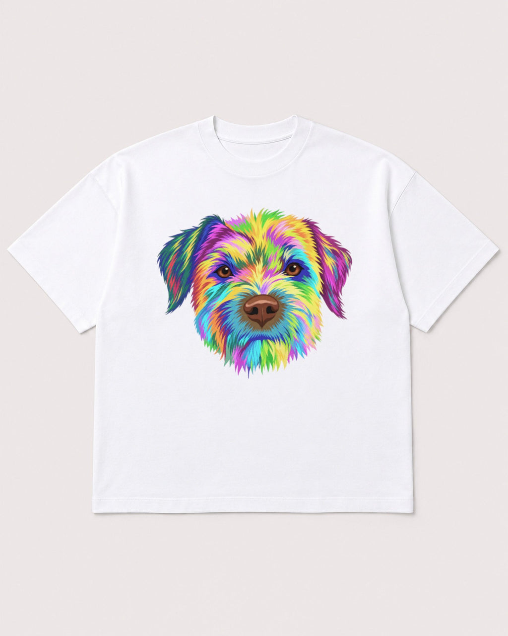 Mockup Boxy Heavyweight Tee White product