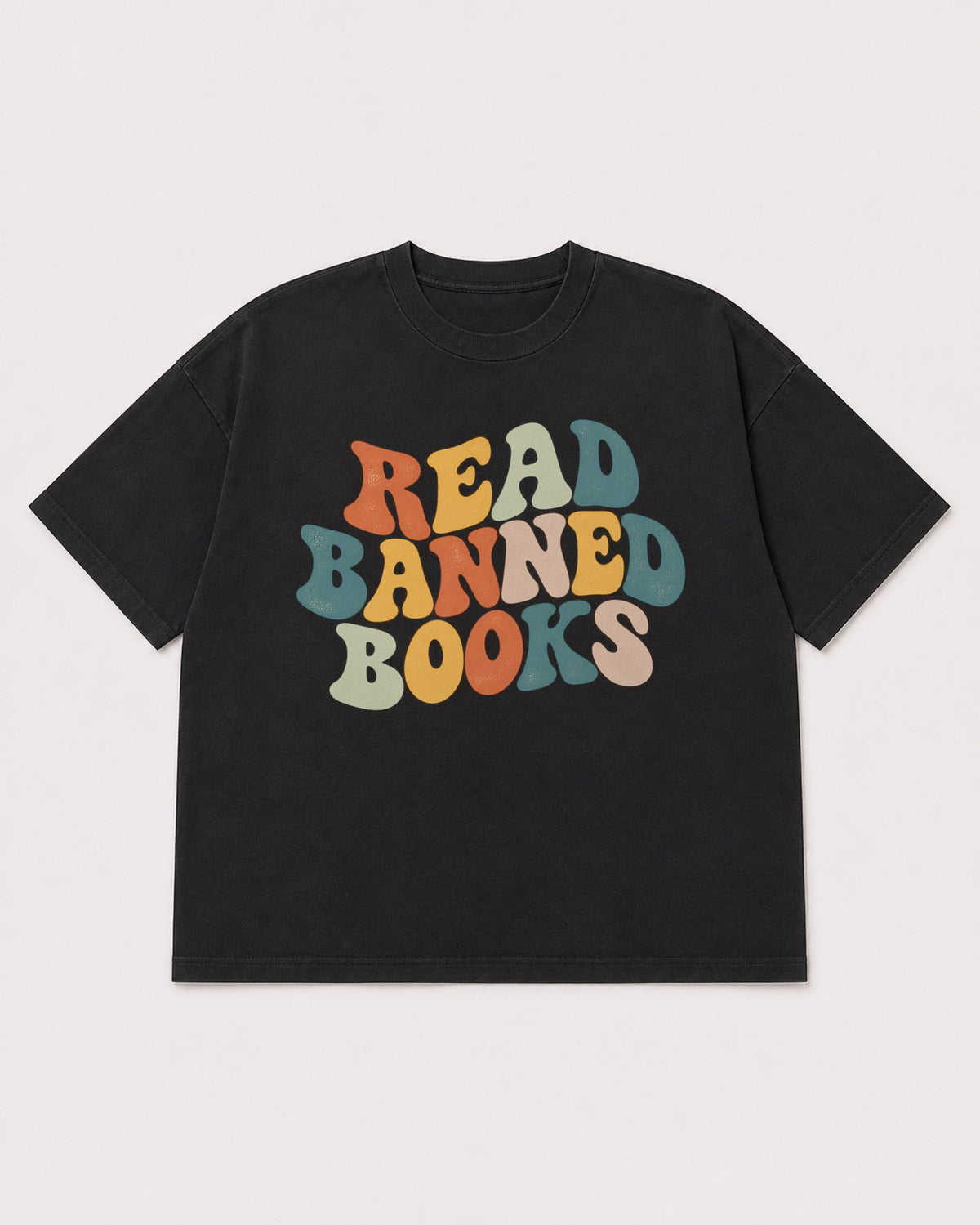 Mockup Boxy Heavyweight Tee Black product