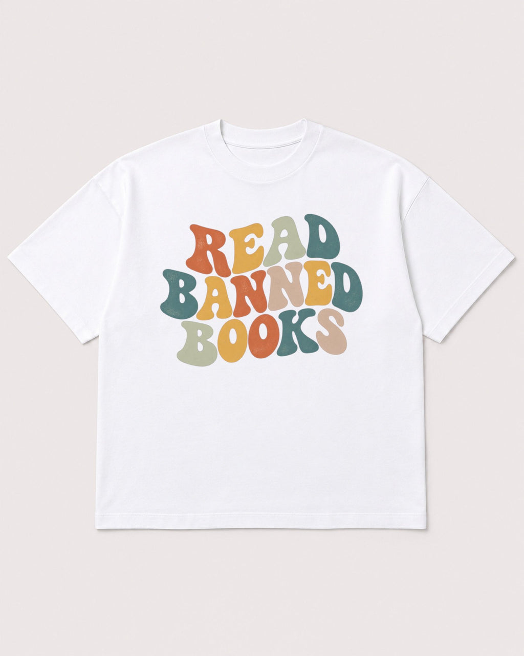 Mockup Boxy Heavyweight Tee White product