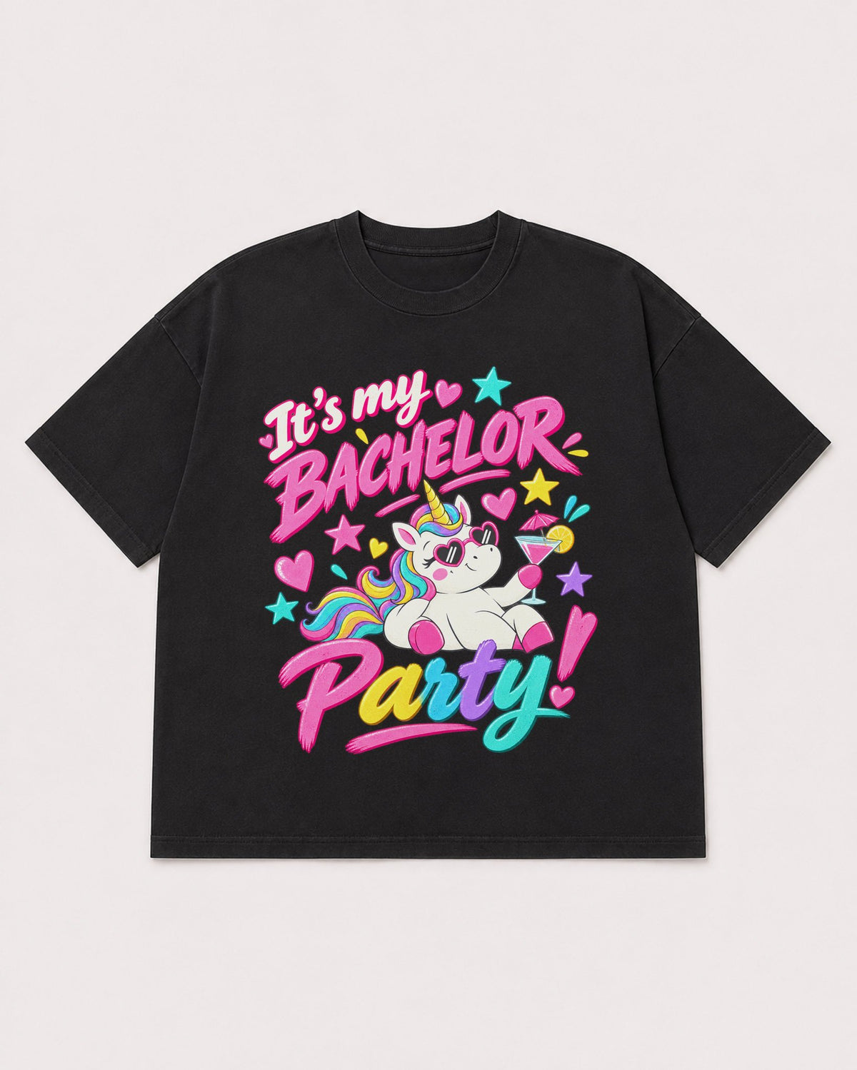 Mockup Boxy Heavyweight Tee Black product