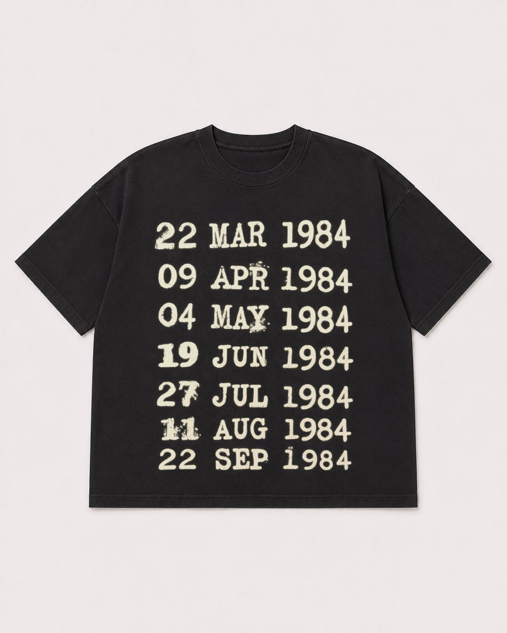 Mockup Boxy Heavyweight Tee Black product