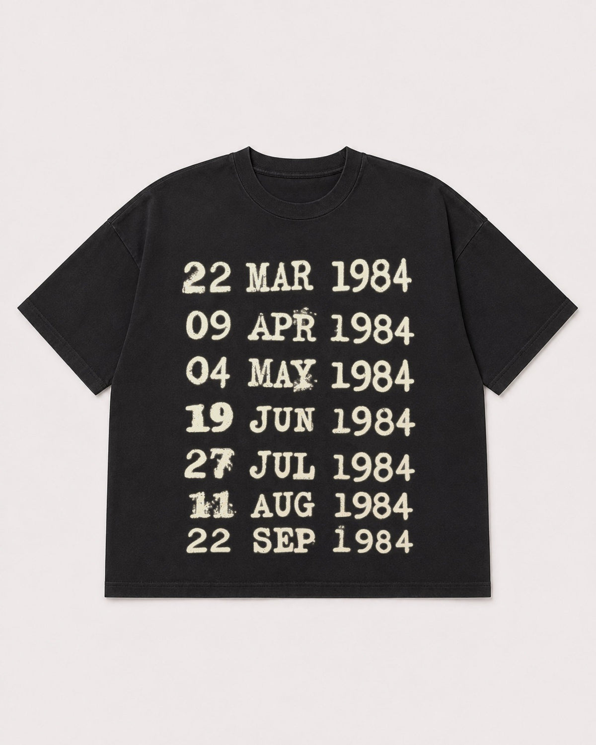 Mockup Boxy Heavyweight Tee Black product