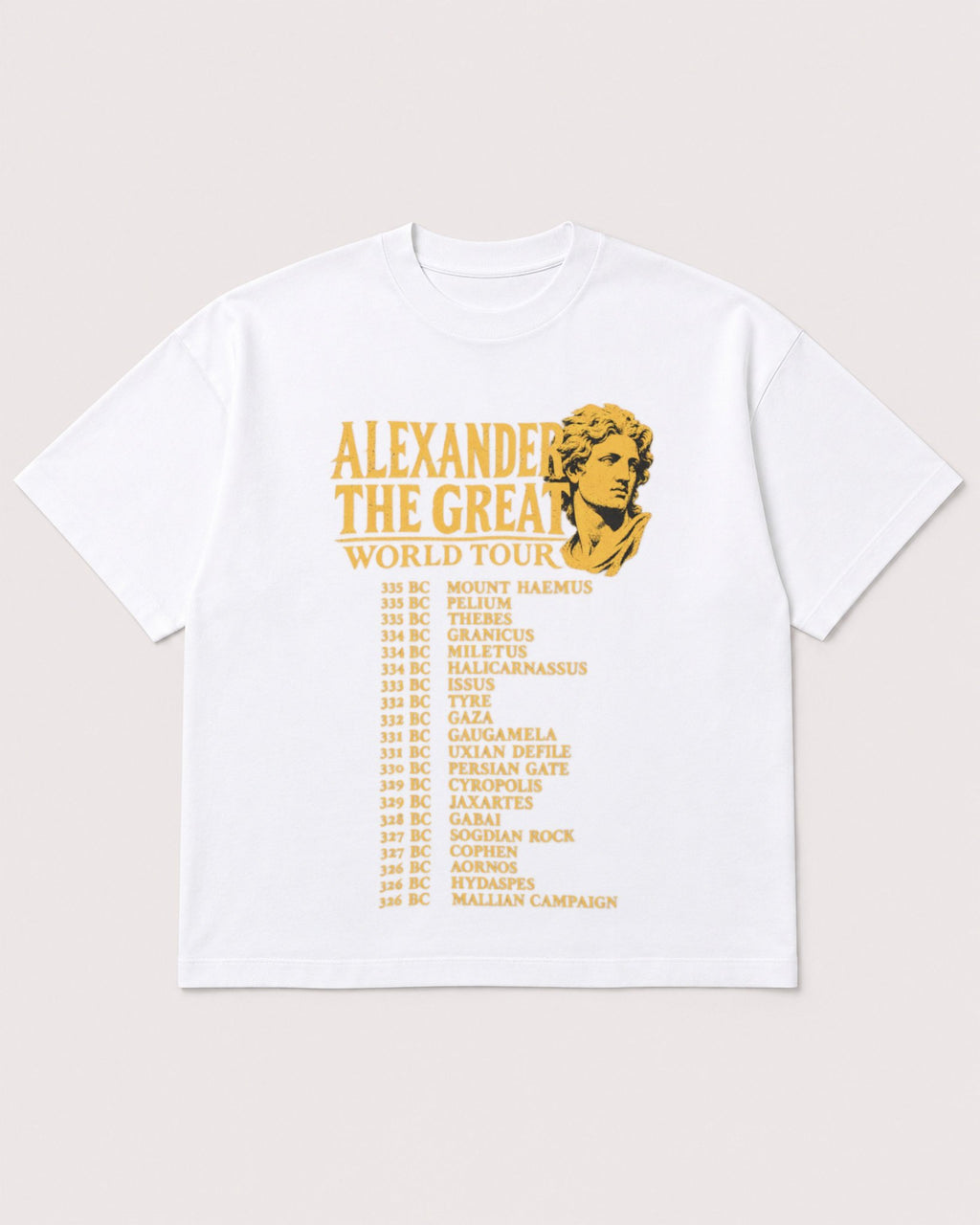 Mockup Boxy Heavyweight Tee White product