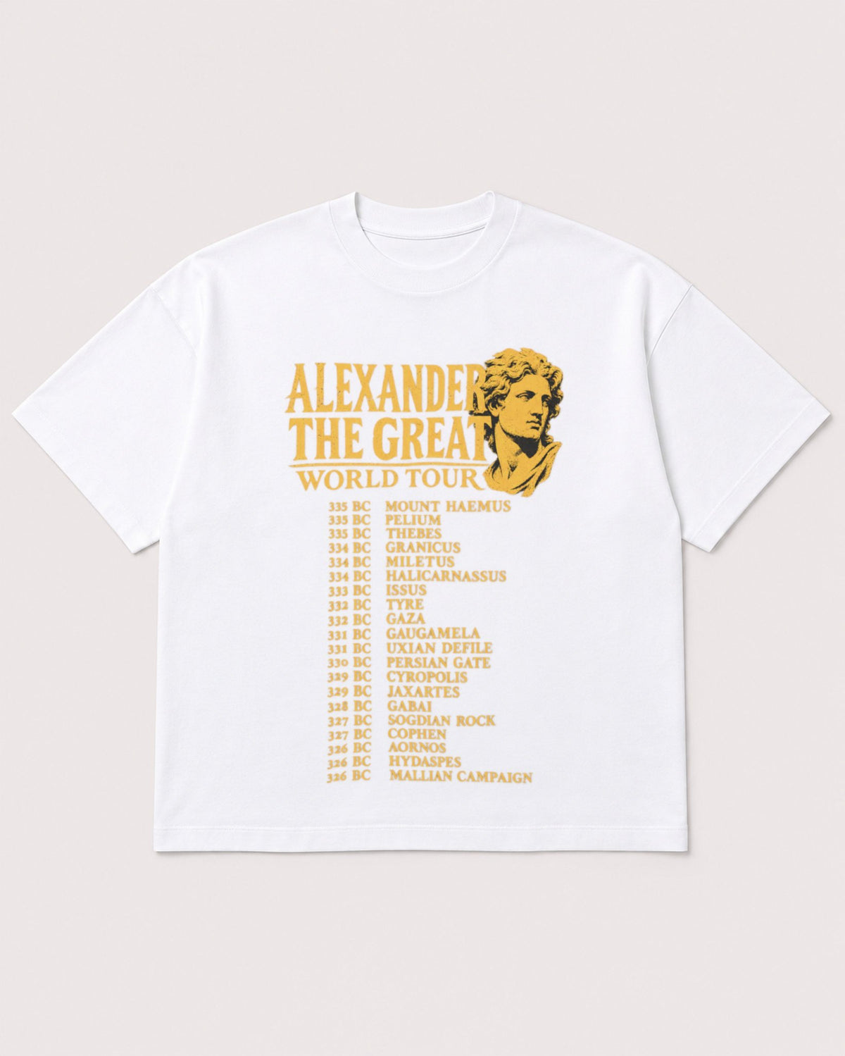 Mockup Boxy Heavyweight Tee White product