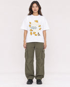 Mockup Boxy Heavyweight Tee White female full-body 02