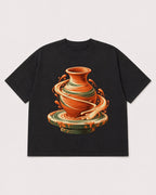 Mockup Boxy Heavyweight Tee Black product