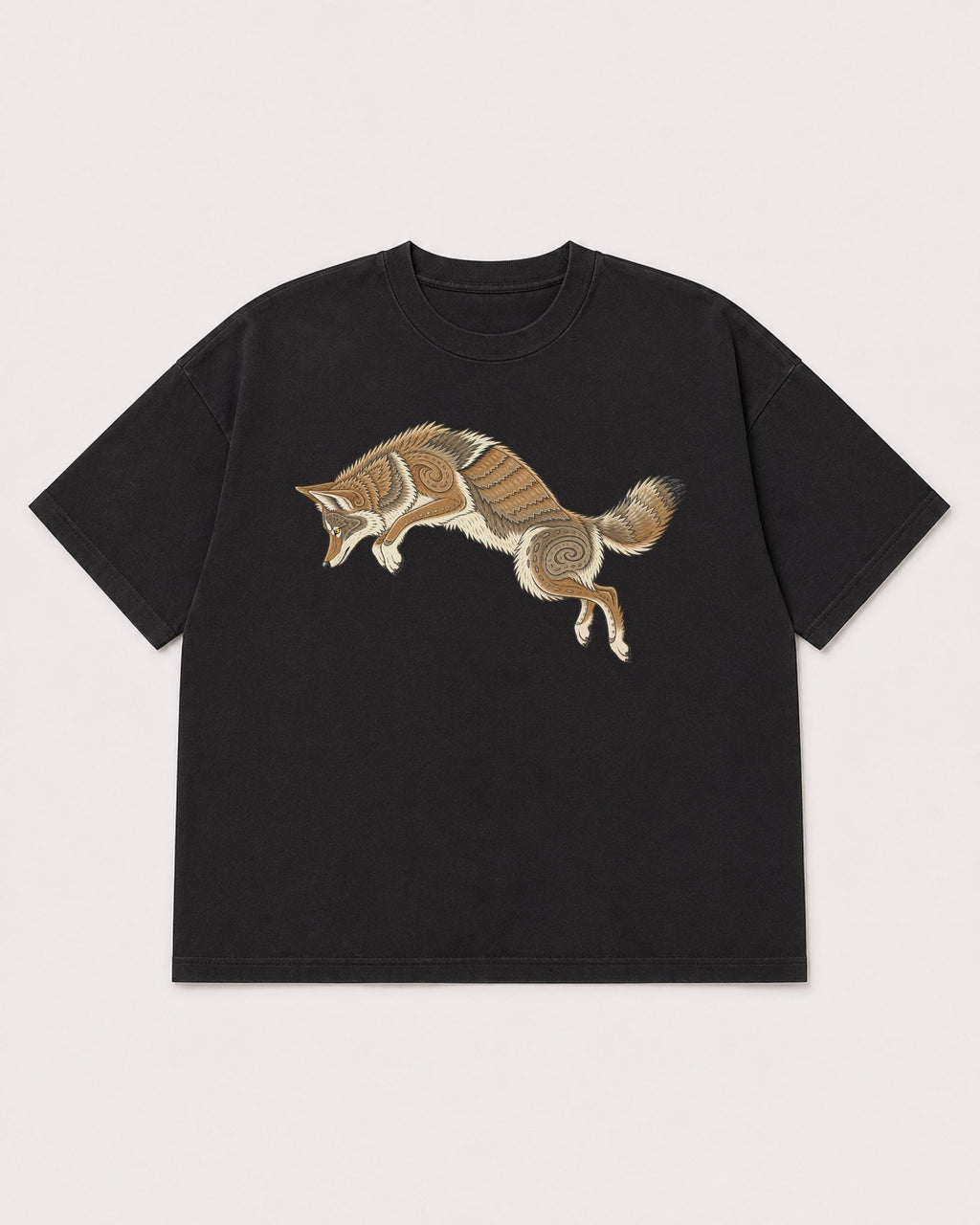 Mockup Boxy Heavyweight Tee Black product