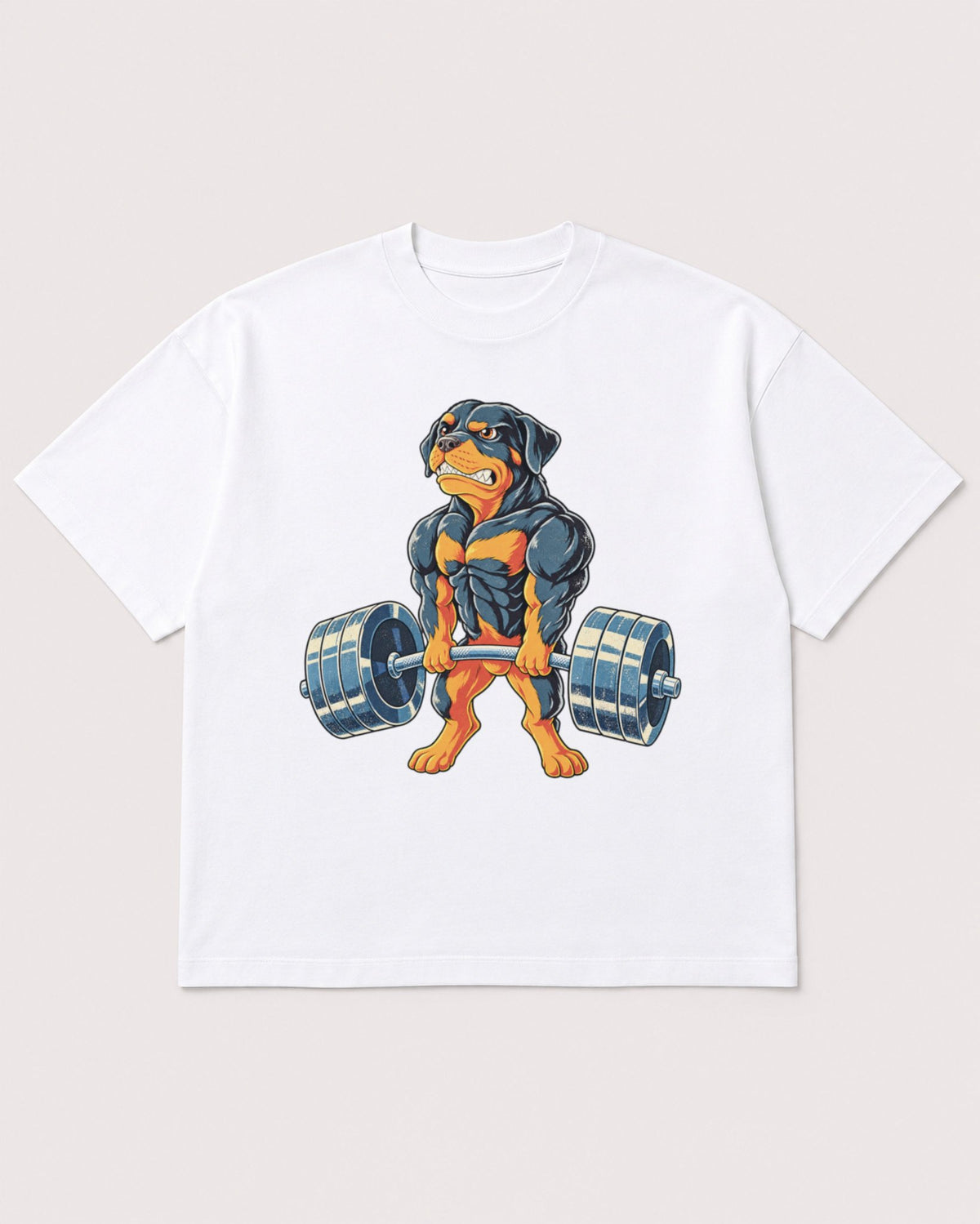 Mockup Boxy Heavyweight Tee White product