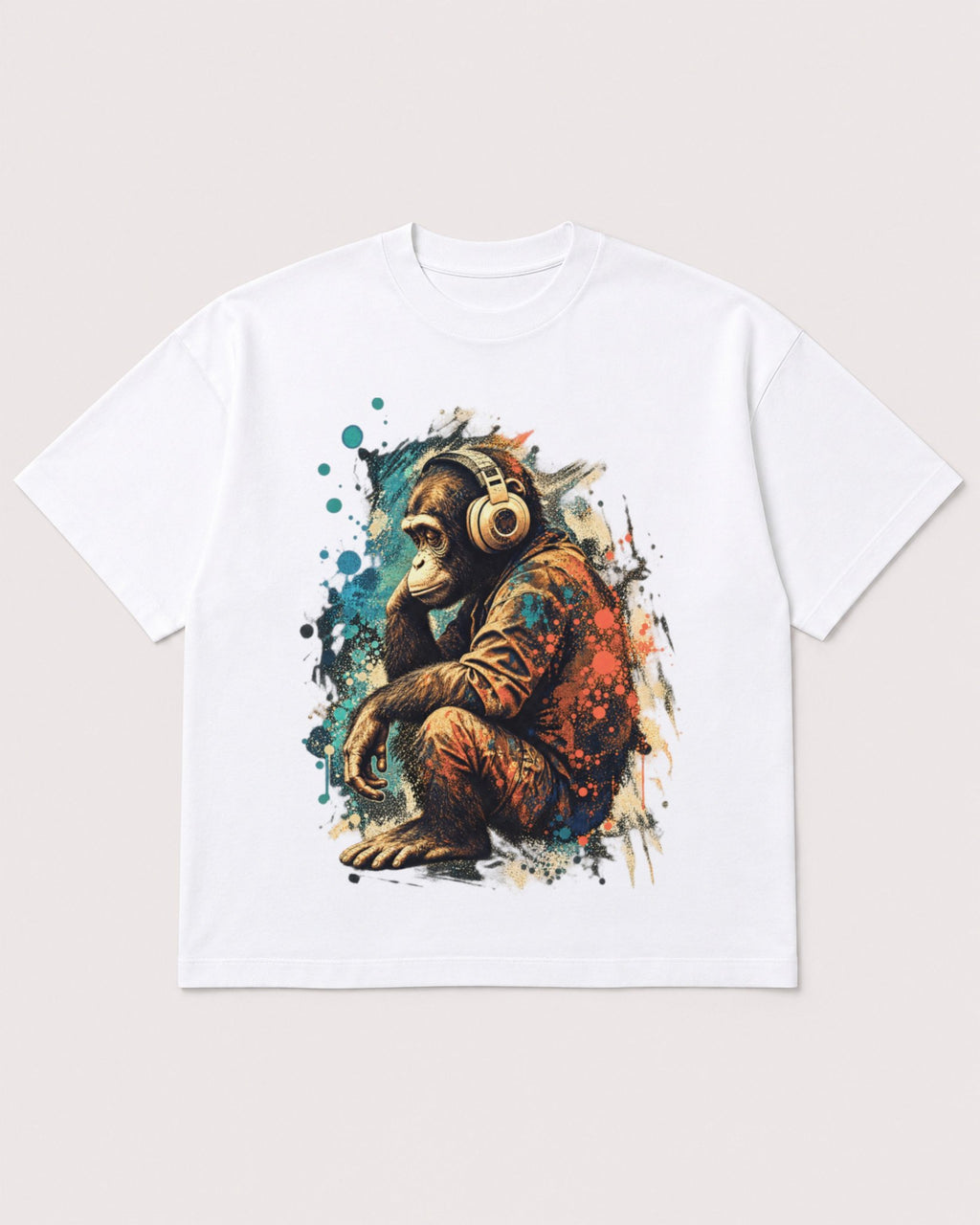 Mockup Boxy Heavyweight Tee White product