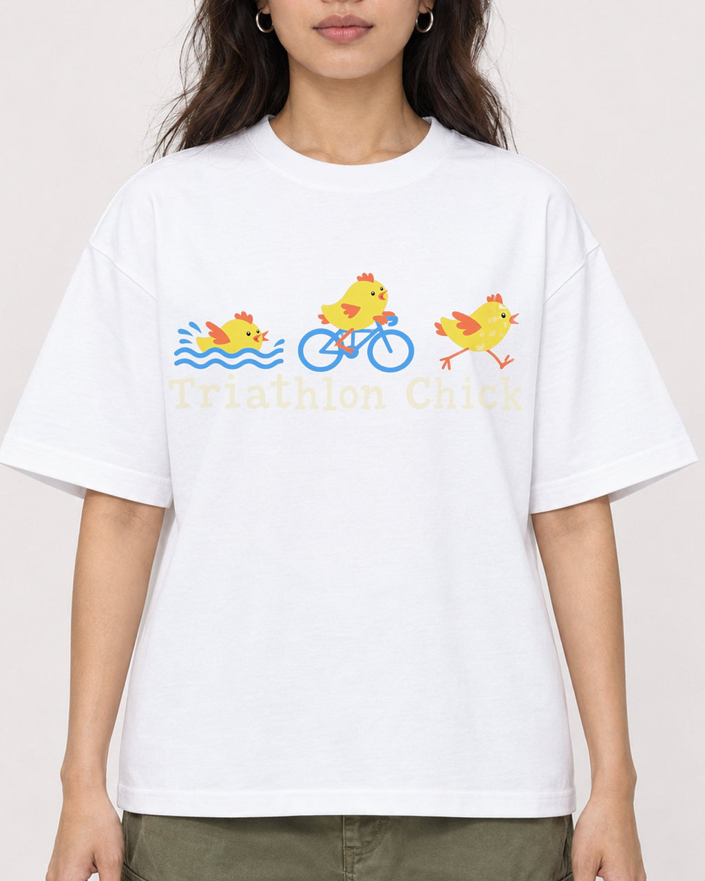 Mockup Boxy Heavyweight Tee White female close-up 02