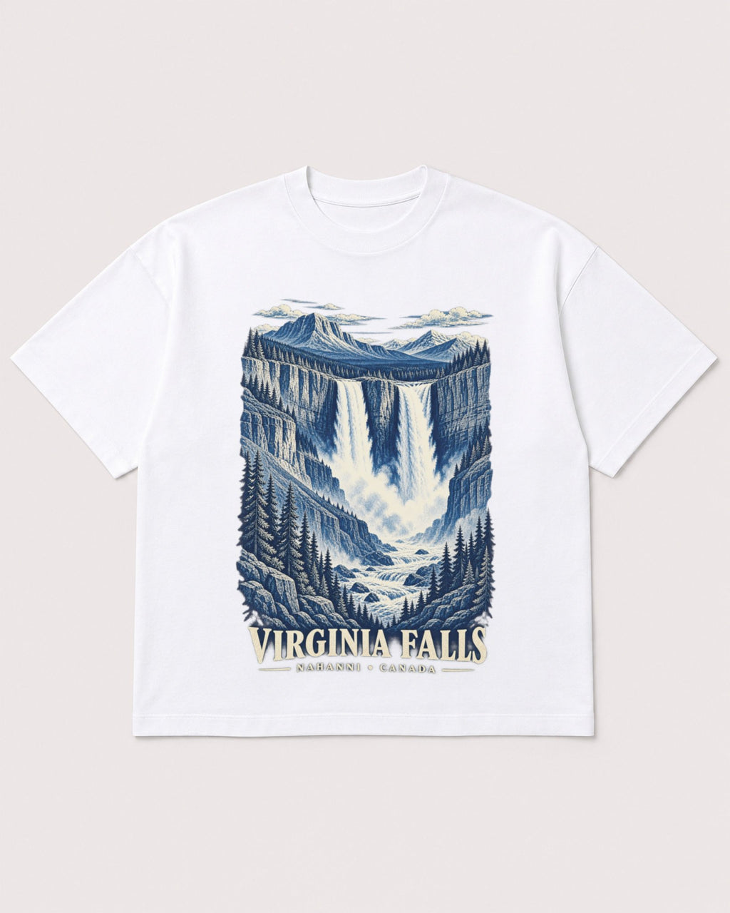 Mockup Boxy Heavyweight Tee White product