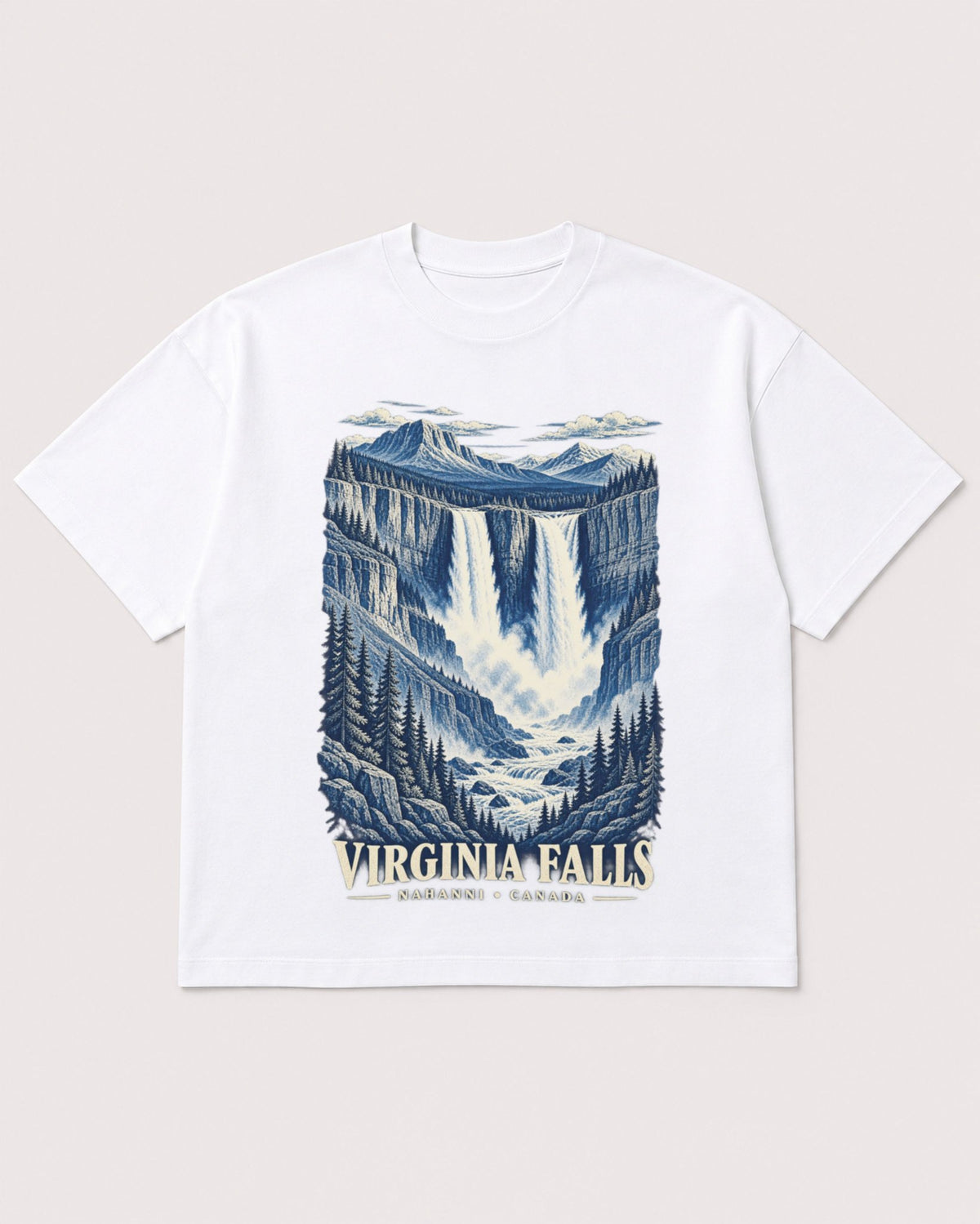 Mockup Boxy Heavyweight Tee White product