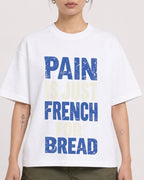 Mockup Boxy Heavyweight Tee White female close-up 12