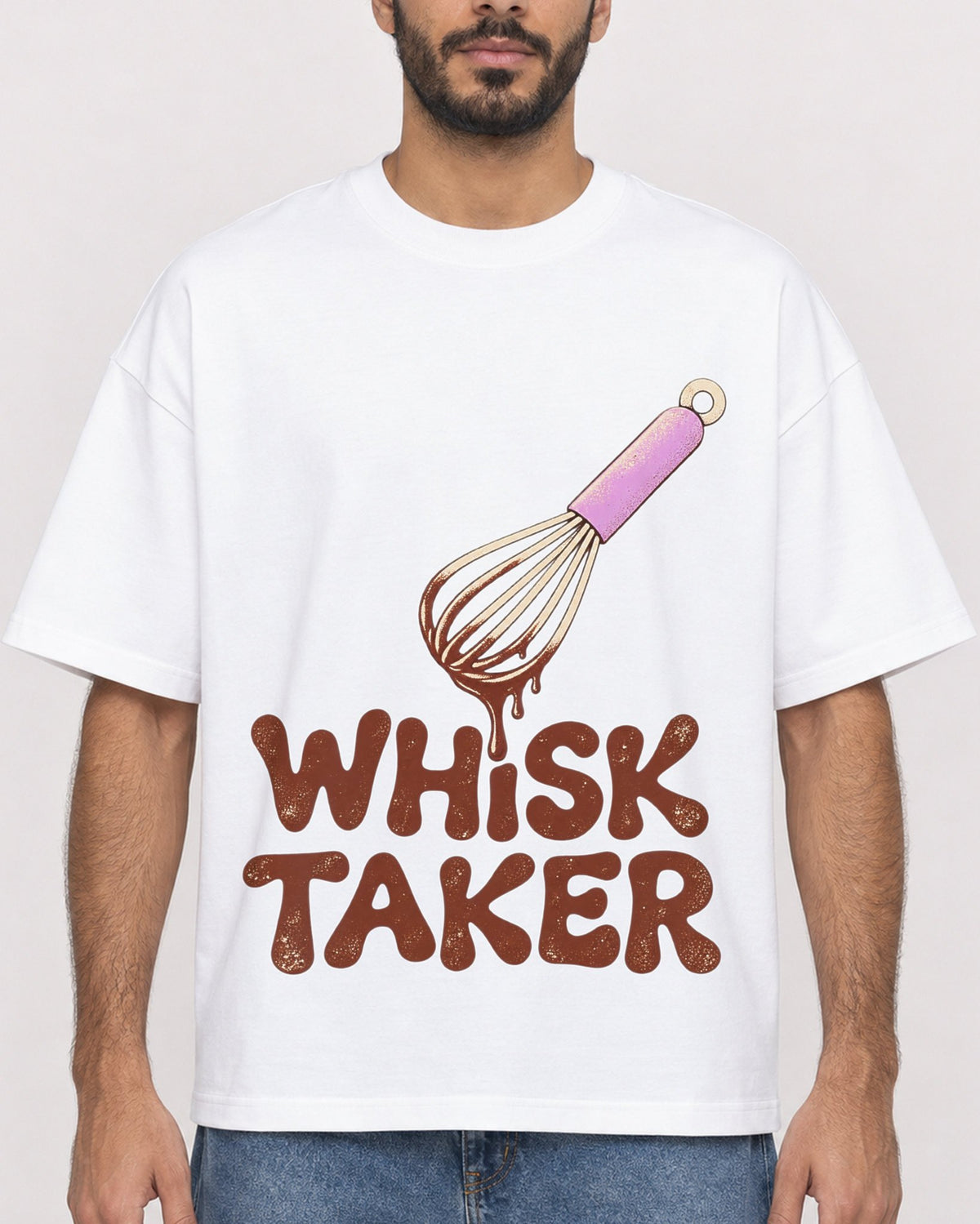 Mockup Boxy Heavyweight Tee White male close-up 07