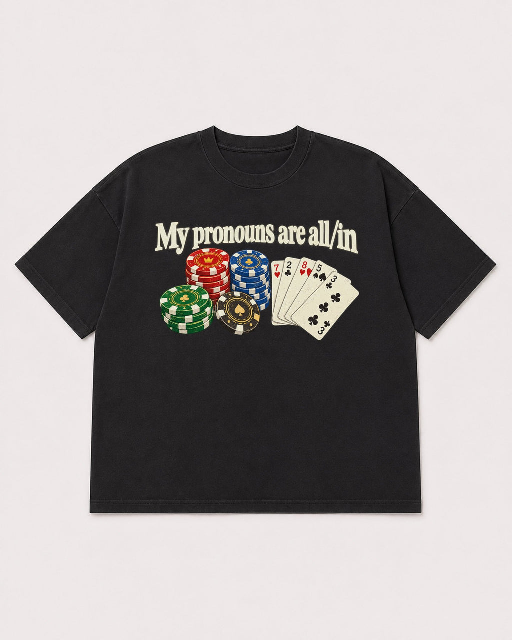 Mockup Boxy Heavyweight Tee Black product
