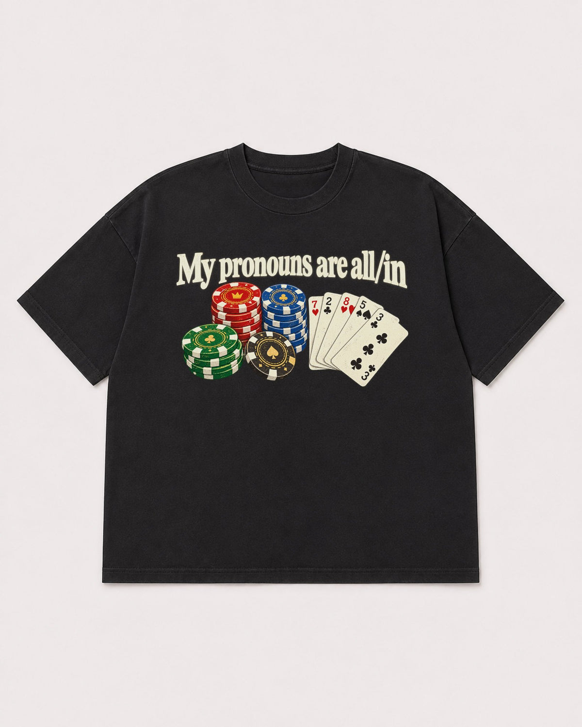 Mockup Boxy Heavyweight Tee Black product