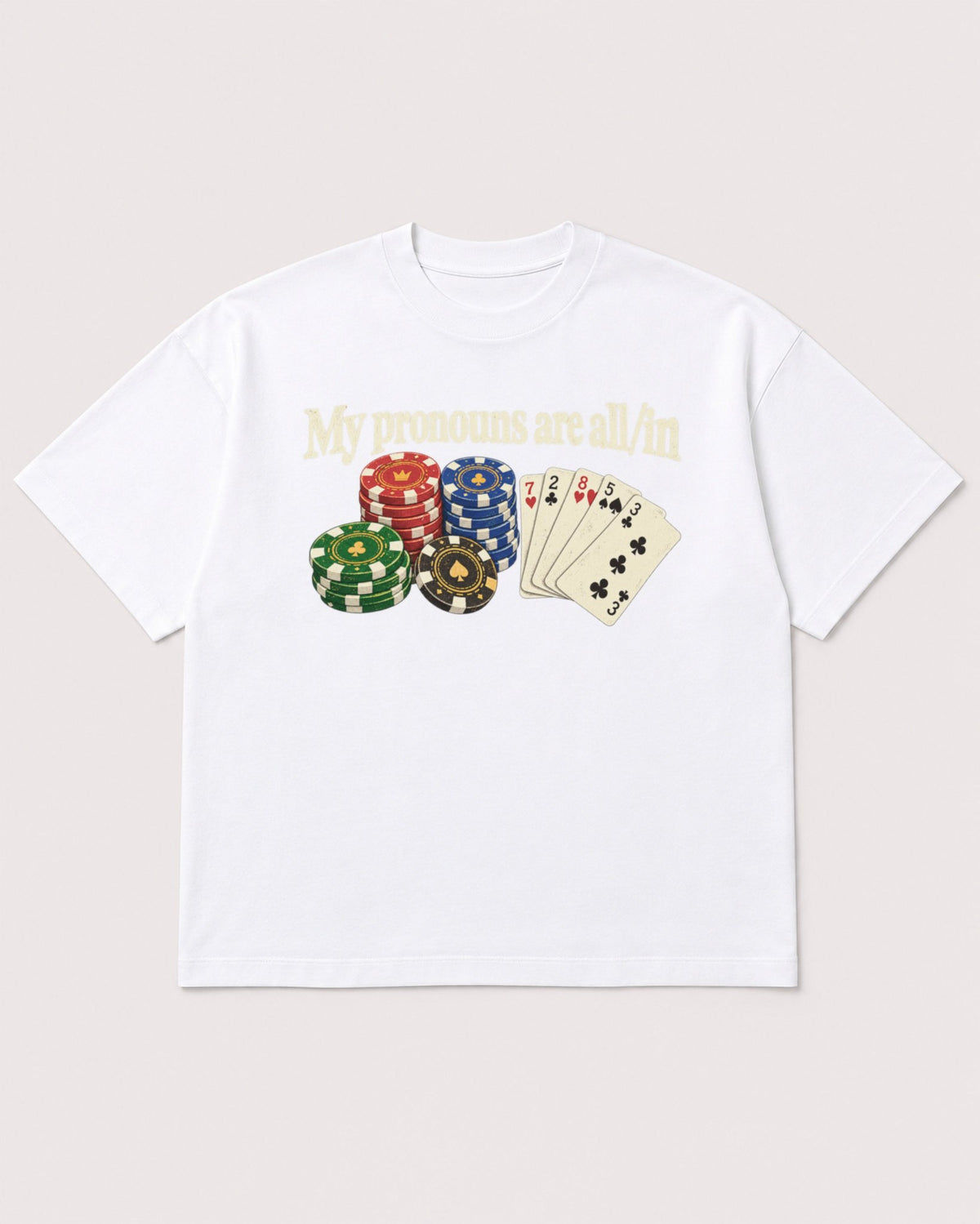 Mockup Boxy Heavyweight Tee White product