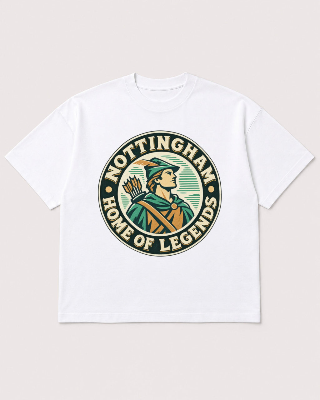 Mockup Boxy Heavyweight Tee White product