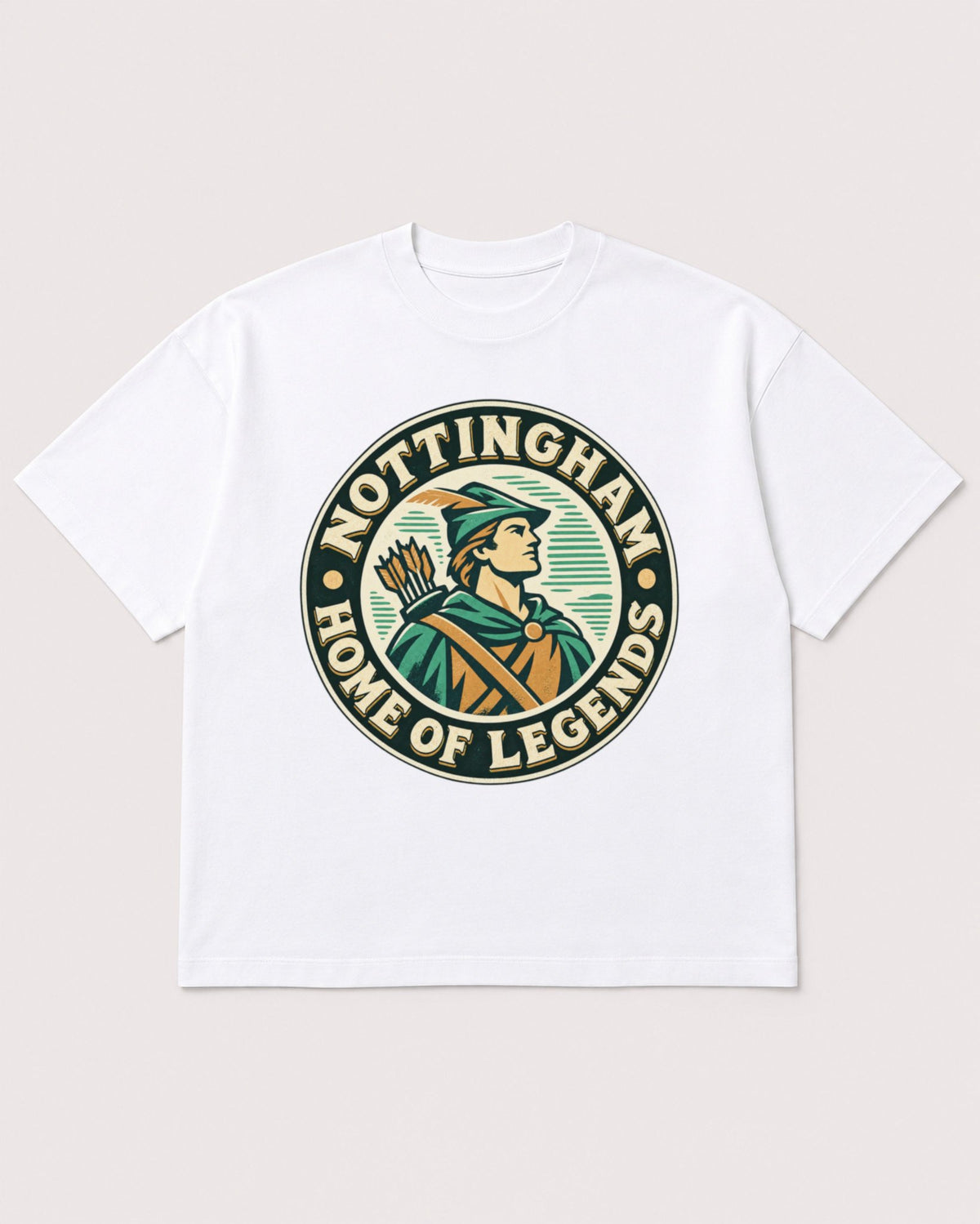 Mockup Boxy Heavyweight Tee White product