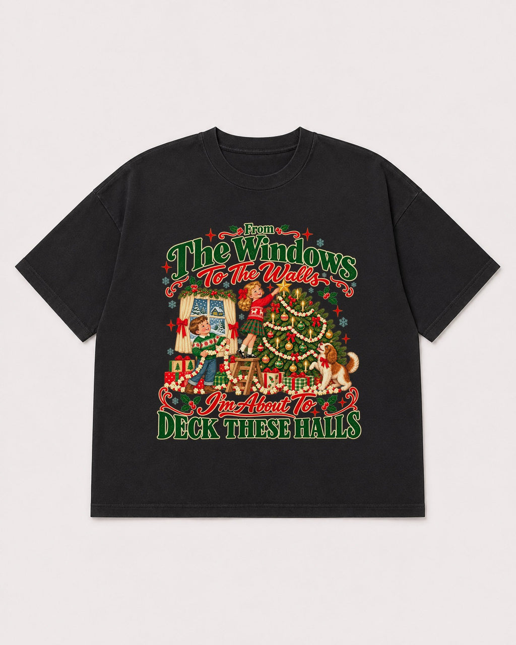 Mockup Boxy Heavyweight Tee Black product
