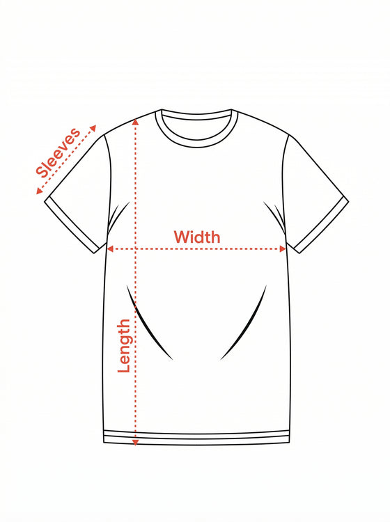 T-shirt measuring guide